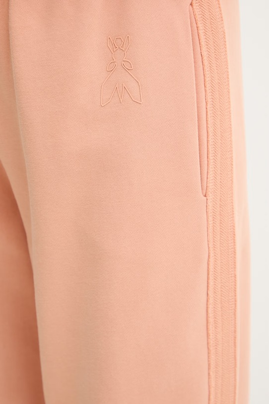 Patrizia Pepe spodnie dresowe bawełniane pomarańczowy 8P0802.J079