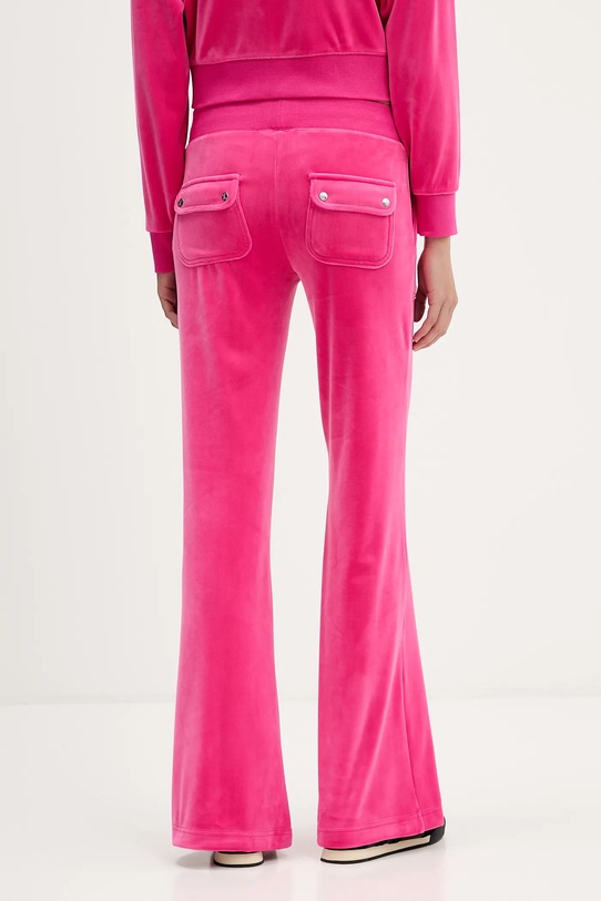 Odzież Juicy Couture spodnie dresowe welurowe Layla JCSEBJ001.658 różowy