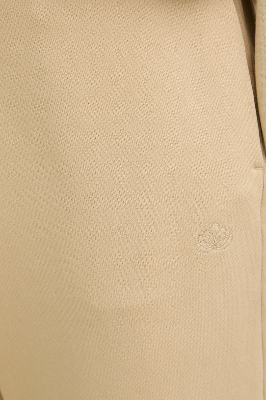 EA7 Emporio Armani pantaloni de trening pentru femei, din bumbac bej AF21061.7W000928