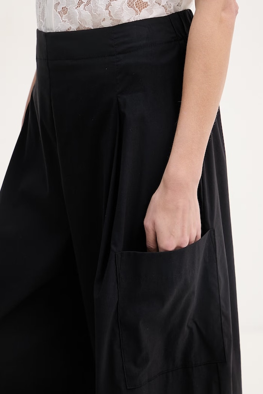 Joseph Ribkoff pantaloni pentru femei, cu bumbac negru 262083