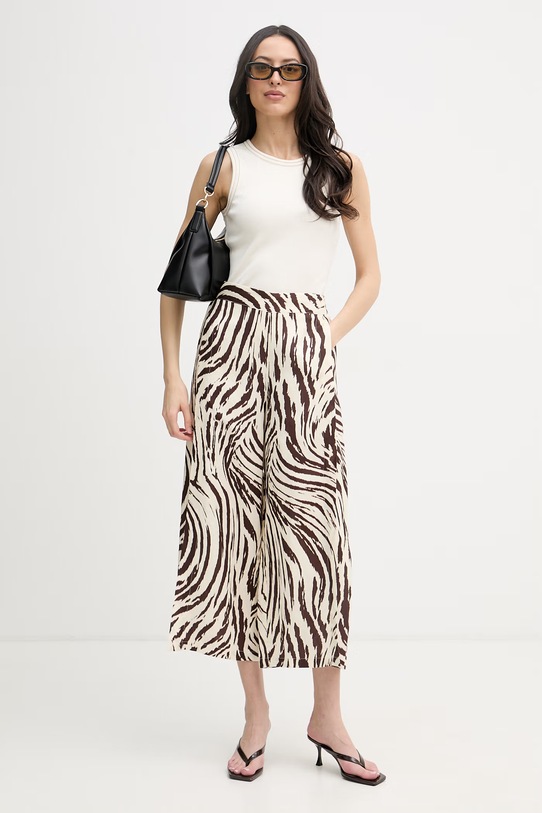 Joseph Ribkoff spodnie damskie z lnem 262946 beżowy SS26