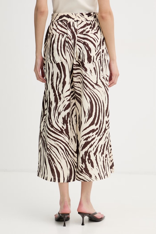 Odzież Joseph Ribkoff spodnie damskie z lnem 262946 beżowy