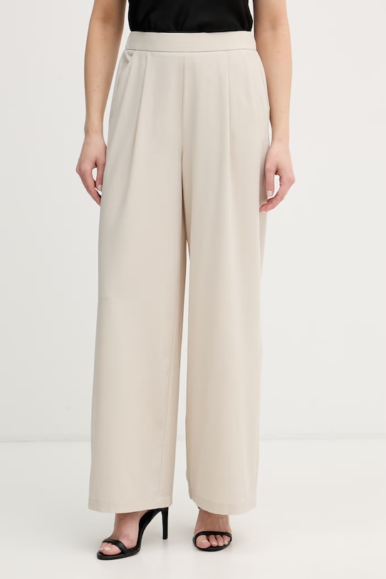 Joseph Ribkoff spodnie wide leg damskie beżowy 262622