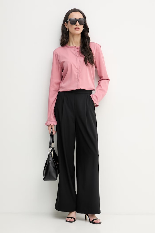 Joseph Ribkoff pantaloni wide leg da donna 262622 nero SS26