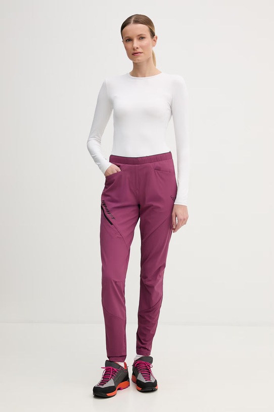Dynafit spodnie trekkingowe damskie TRAVERSE 08.0000072059 fioletowy SS26