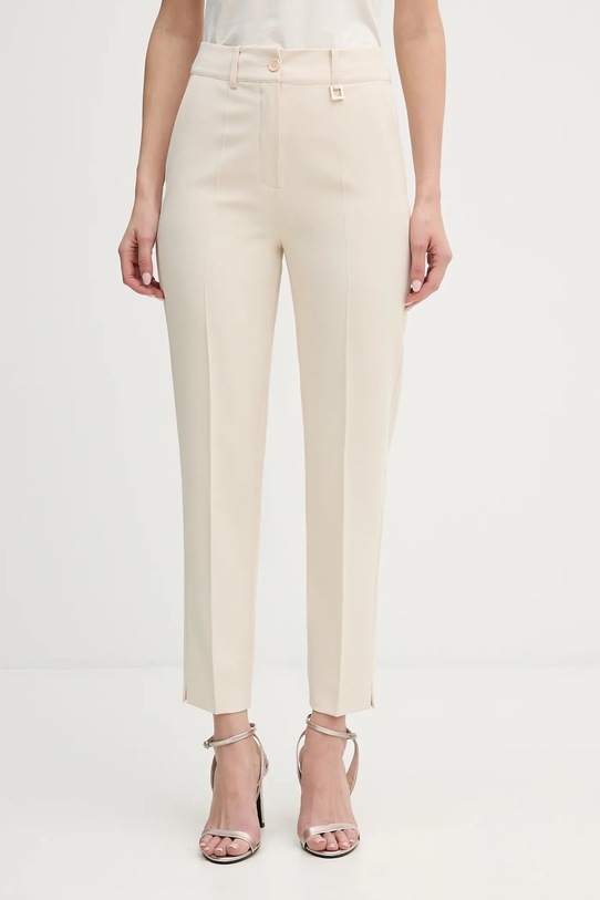 Joop! spodnie z elastanem beżowy 30100482