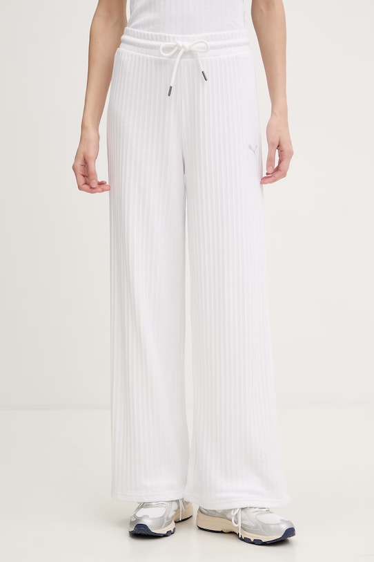 Puma spodnie dresowe damskie Comfort biały 693284