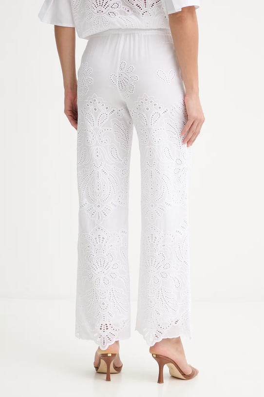 Odzież Ermanno Firenze spodnie bawełniane D48EP050EN0 biały