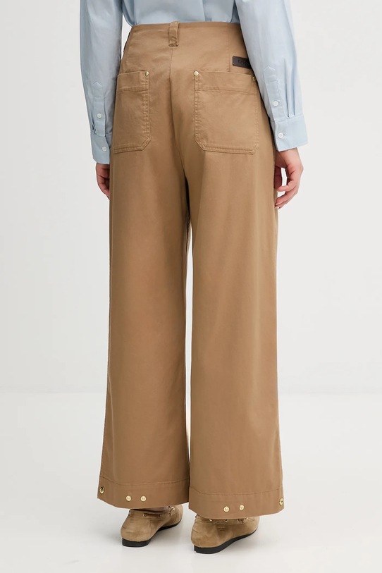 Odzież Barbour spodnie Alara LTR0411 brązowy