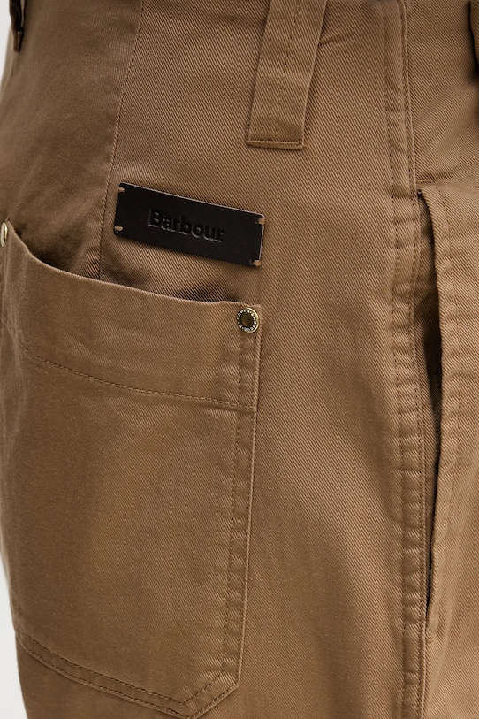 Barbour spodnie Alara brązowy LTR0411