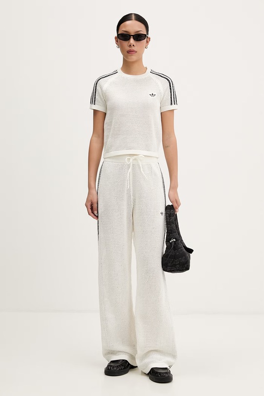 adidas Originals спортивные штаны для женщин Crochet KC6493 бежевый SS26