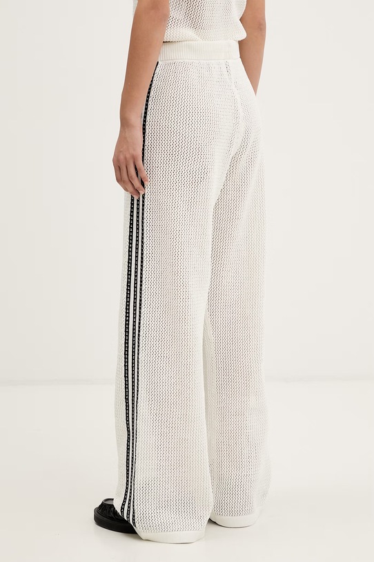 Oblečenie adidas Originals teplákové nohavice dámske Crochet KC6493 béžová