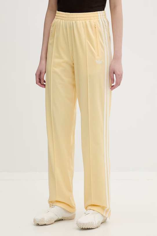 adidas Originals spodnie dresowe damskie żółty KD3650