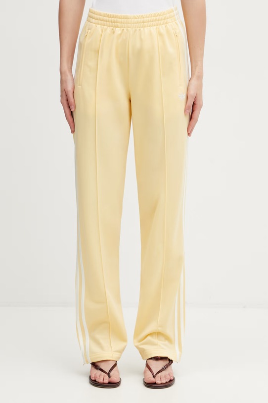 adidas Originals spodnie dresowe damskie żółty KD3650