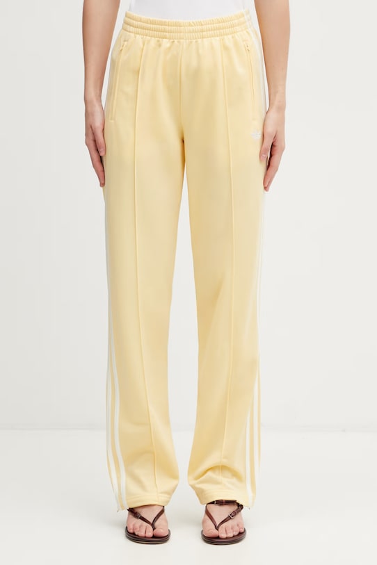 adidas Originals spodnie dresowe damskie żółty KD3650