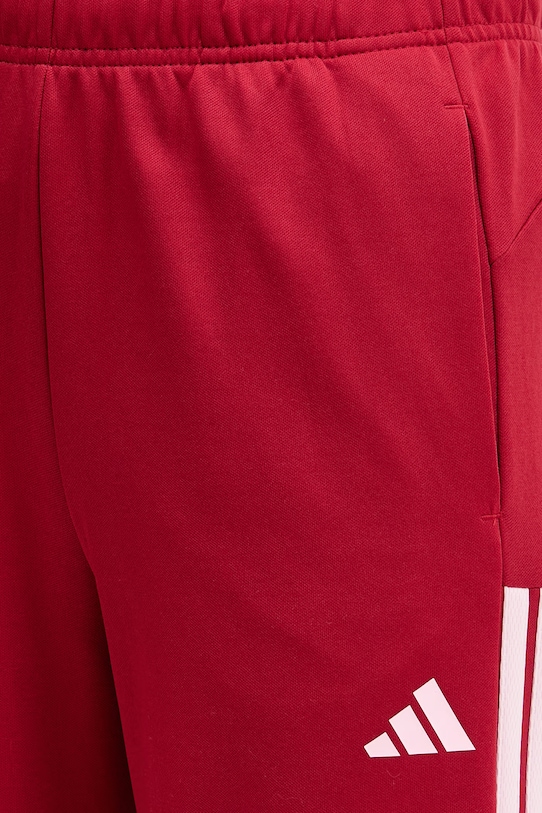 adidas pantaloni tuta rosso KD4298