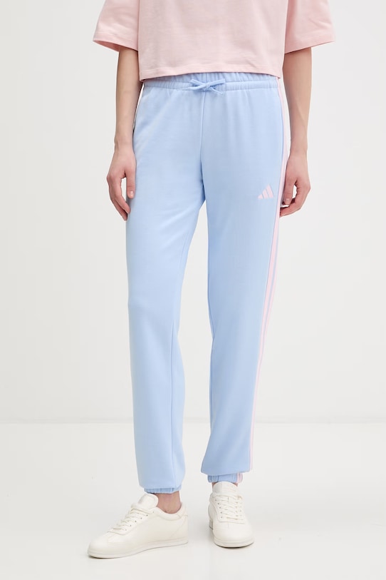 adidas spodnie dresowe aplikacja niebieski KD4792