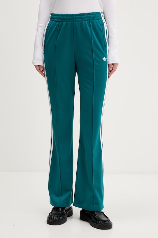 adidas Originals zvonové nohavice dámske tyrkysová KS1404