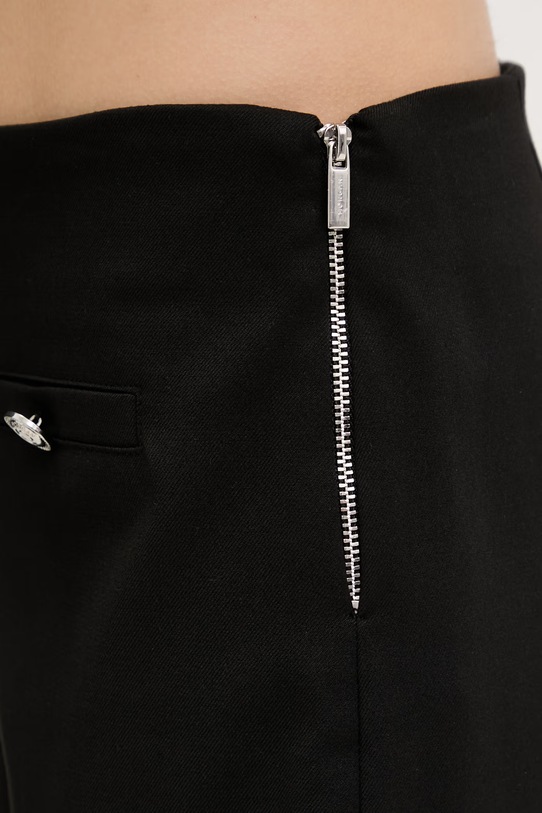 Morgan spodnie damskie z wiskozy czarny PBANE.F