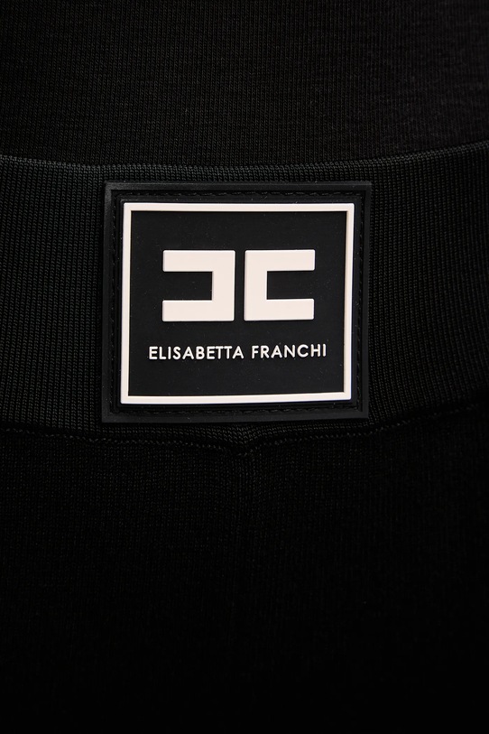 Elisabetta Franchi spodnie dresowe czarny KP74S61E2