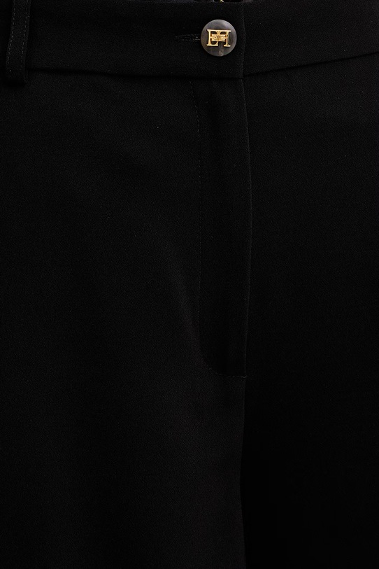 Elisabetta Franchi spodnie damskie czarny PA17861E2