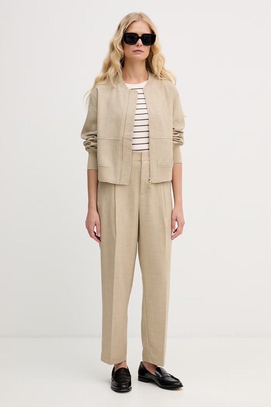 Mos Mosh nohavice dámske Leysa 177320 béžová SS26