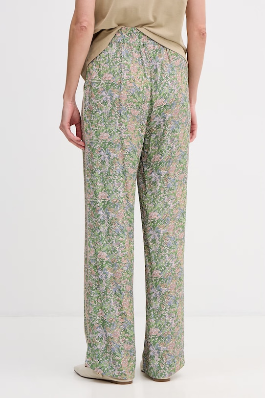 Odzież Mos Mosh spodnie damskie z wiskozy Bala 177420 zielony