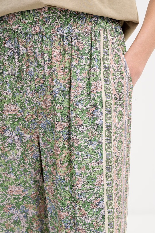 Mos Mosh spodnie damskie z wiskozy Bala zielony 177420