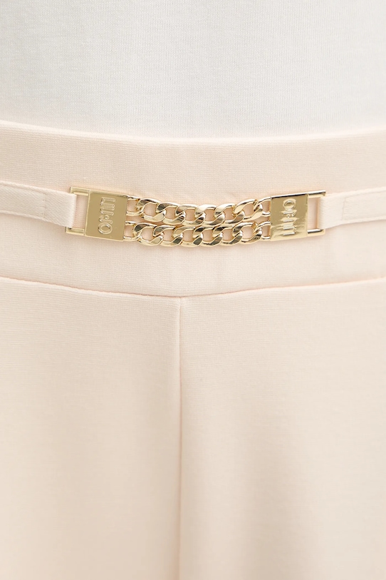 Liu Jo spodnie dresowe beżowy TA6026.JS182