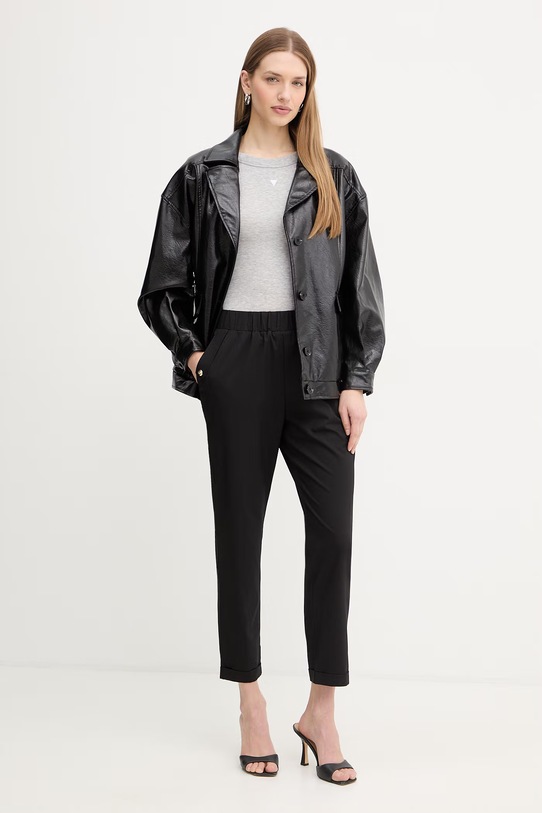 Liu Jo spodnie TA6255.TS922 czarny SS26