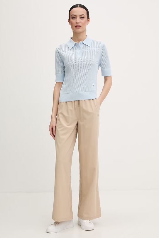 Helly Hansen spodnie dresowe damskie THALIA 54576 beżowy SS26