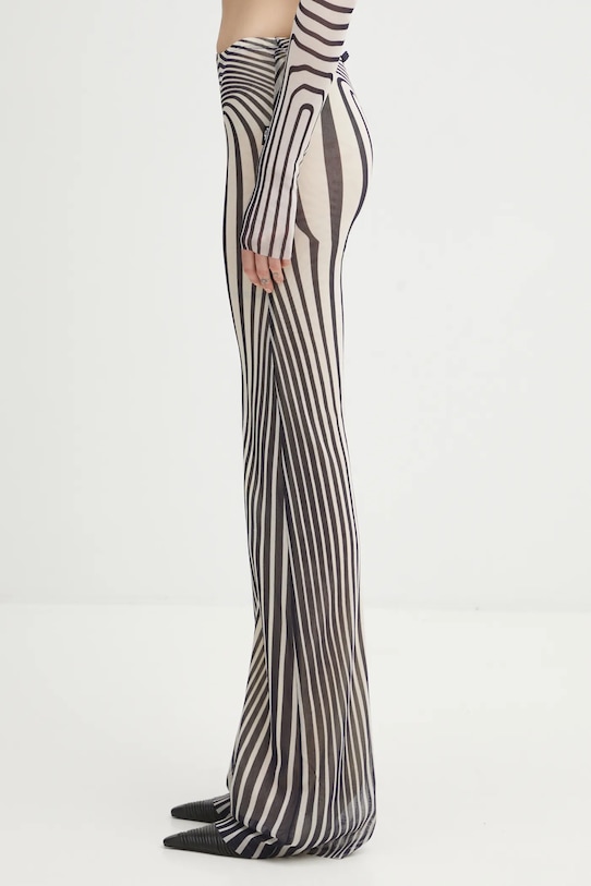 Jean Paul GAULTIER pantaloni Morphing Stripes 26.01.W.TR067.M019P bej SS26