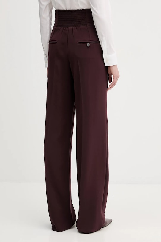 Odzież Marella spodnie ACERBO 2613131021200 bordowy