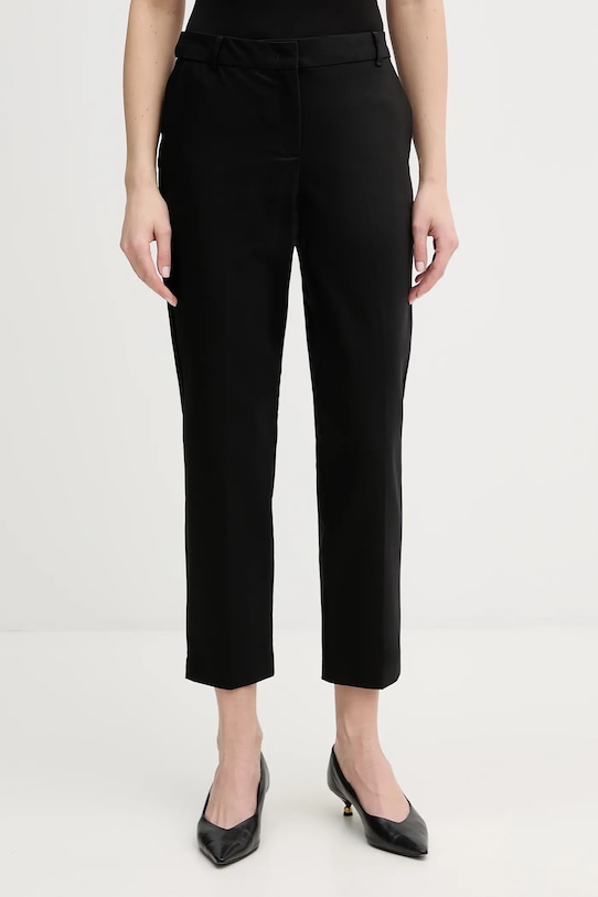 Marella spodnie GHIANDA z elastanem czarny 2613131051200