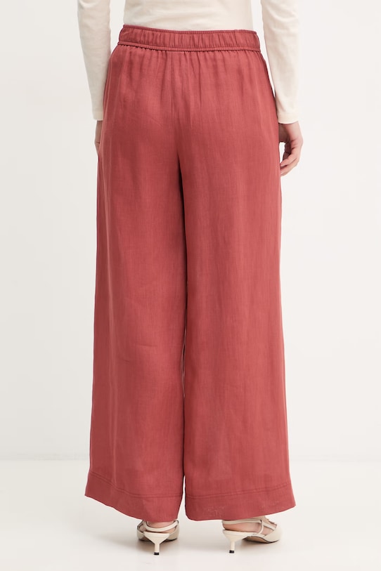 Дрехи Ленен панталон Marella UOMO 2613131084200 червен