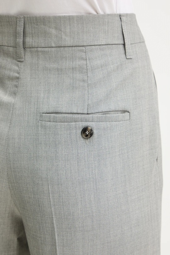 Marella spodnie z dodatkiem wełny GOLFO szary 2613131201200