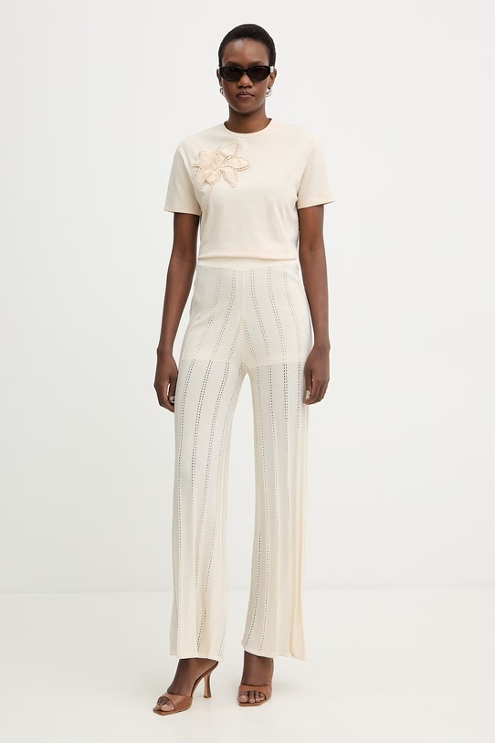 Παντελόνι Marella MLMTILDE 2613331015200 μπεζ SS26