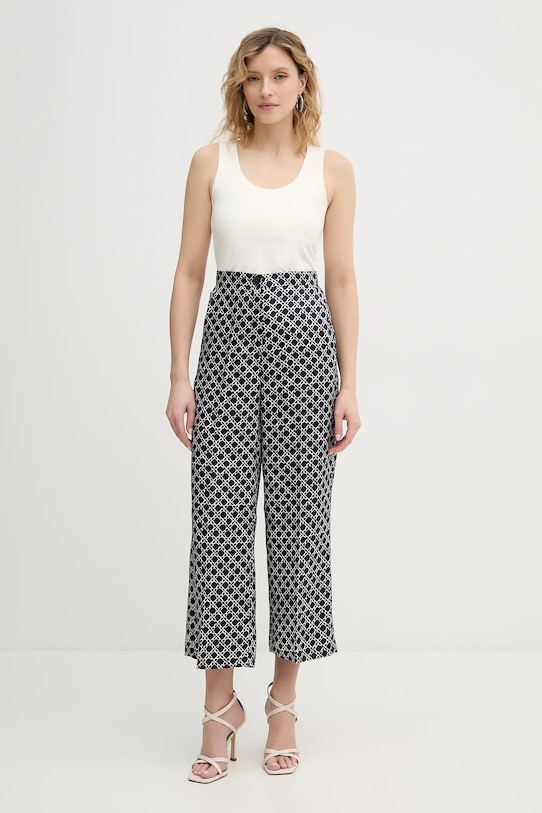 Marella spodnie Emme by Marella 2615131131200 granatowy SS26