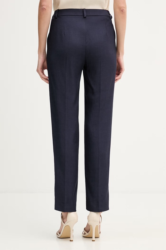 Odzież Marella spodnie z dodatkiem wełny Emme by Marella 2615131291200 granatowy