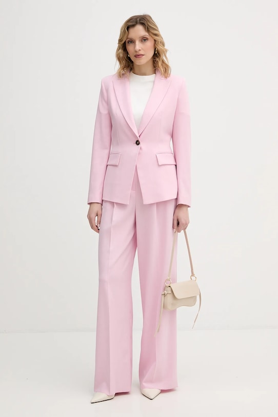 Marella spodnie Emme by Marella 2615131311200 różowy SS26