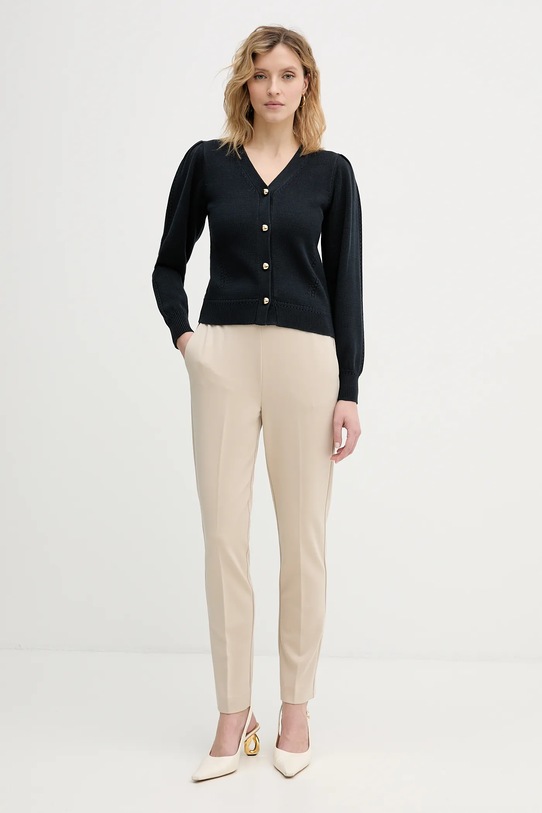 Marella spodnie Emme by Marella 2615781041200 beżowy SS26