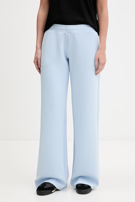 Guess Jeans spodnie dresowe z elastanem niebieski W6RB43.KD122