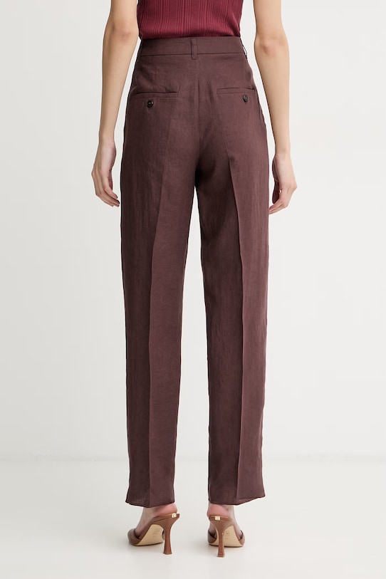 Одежда Marella брюки для женщин из льна FRAGOLA 2613131052200 коричневый