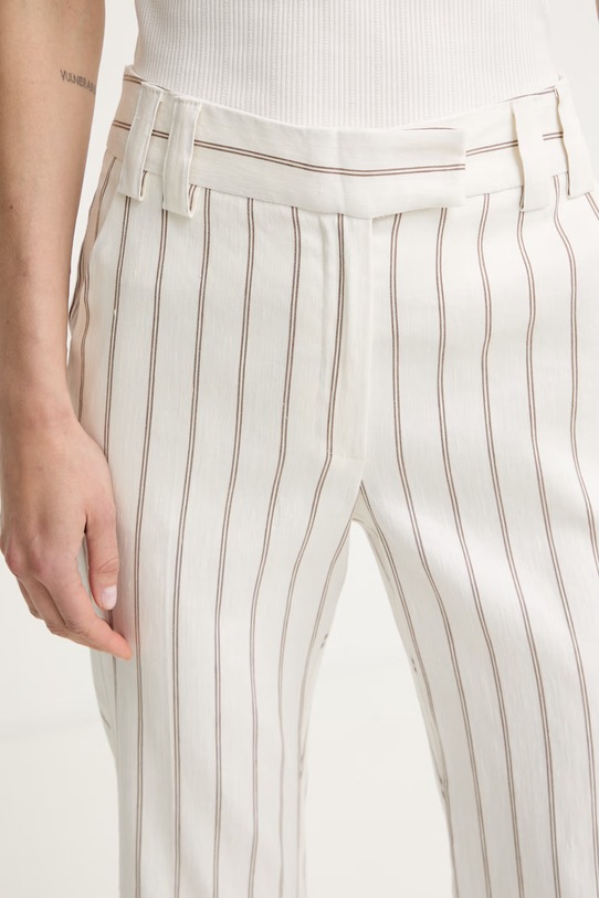 Marella штани жіночі з льоном FEBO бежевий 2613131112200