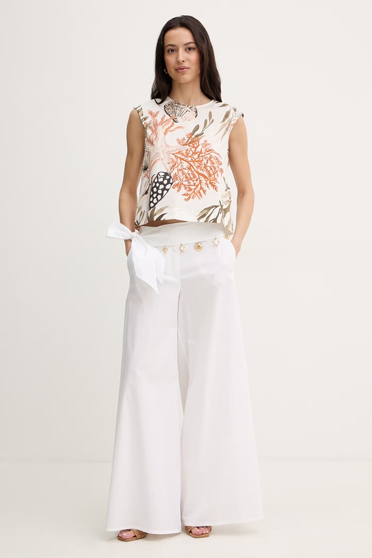 Marella spodnie GALA 2613131122200 biały SS26