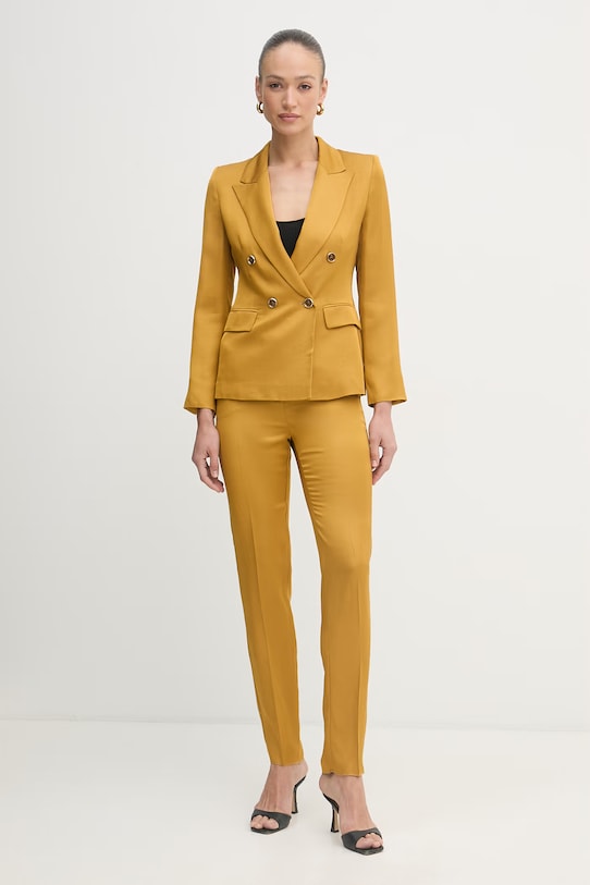 Marella костюмные брюки для женщин с вискозой AGENDA 2613131182200 жёлтый SS26