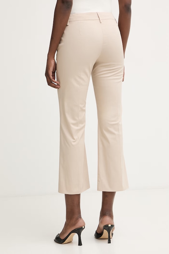 Одяг Marella штани жіночі з бавовною Emme by Marella 2615131072200 бежевий