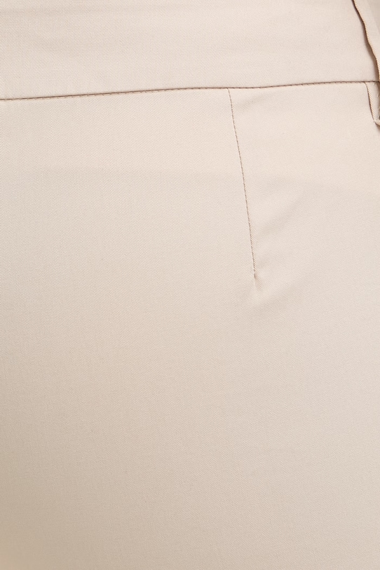 Marella штани жіночі з бавовною Emme by Marella бежевий 2615131072200