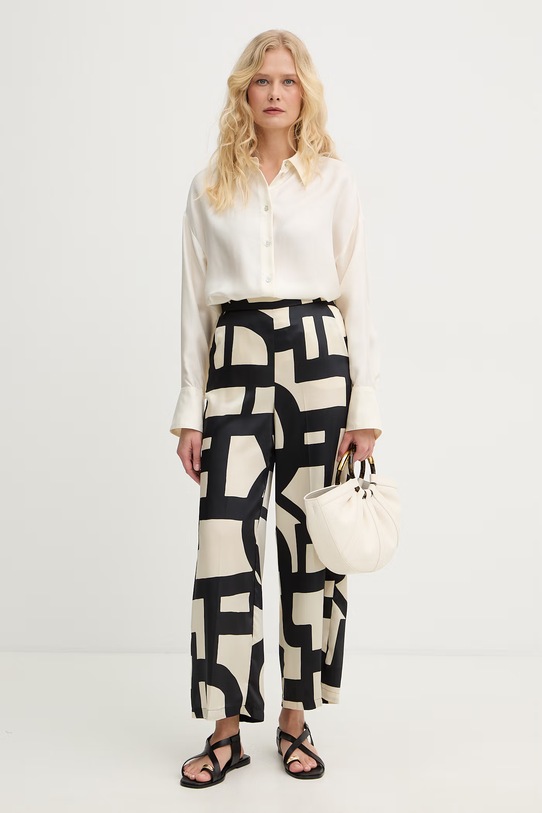 Marella spodnie damskie Emme by Marella 2615131152200 czarny SS26