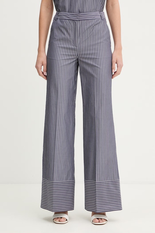 IBlues spodnie bawełniane ORIGINE wzorzyste granatowy 2617131062200